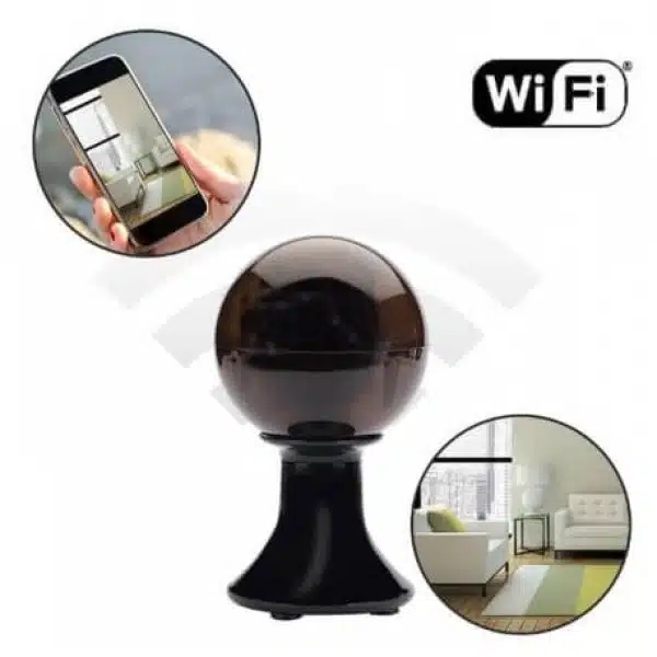 Секретная камера WIFI " хрустальный шар" с вращающимся на 360° объективом