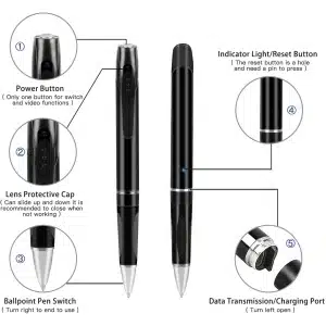 Мини-ручка с секретной камерой